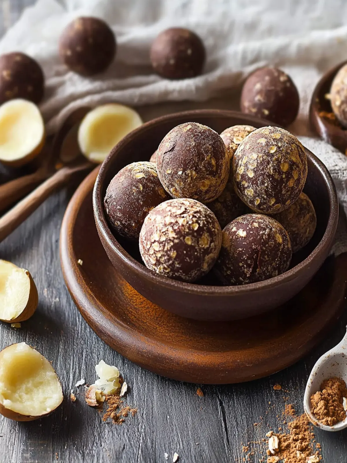 Gift homemade tiramisu truffles for Christmas