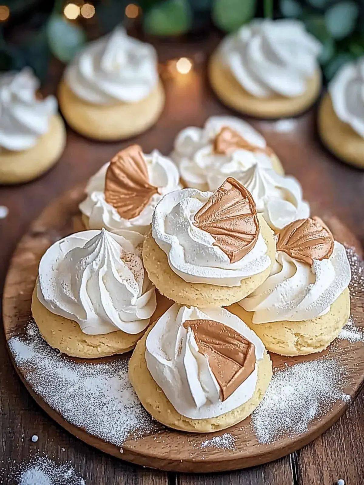 Fairy kisses – magical Toffifee cookies with meringue