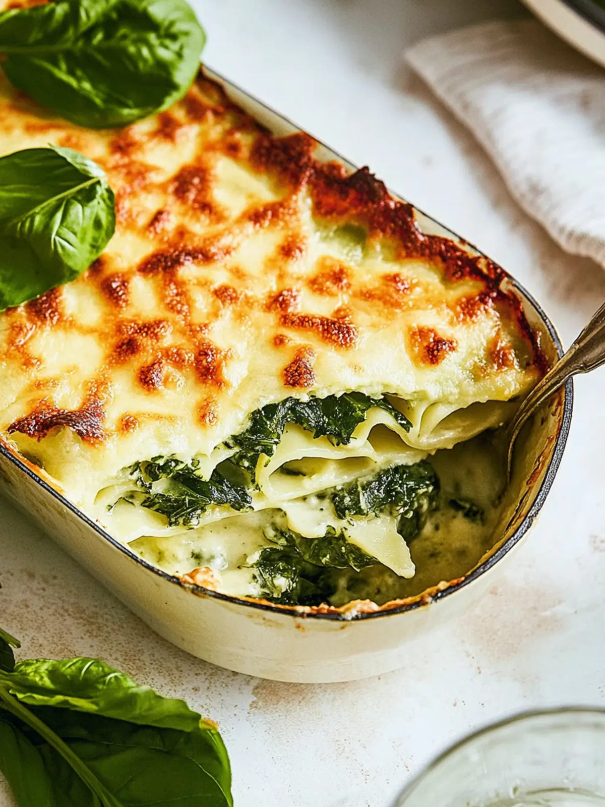 Spinatlasagne