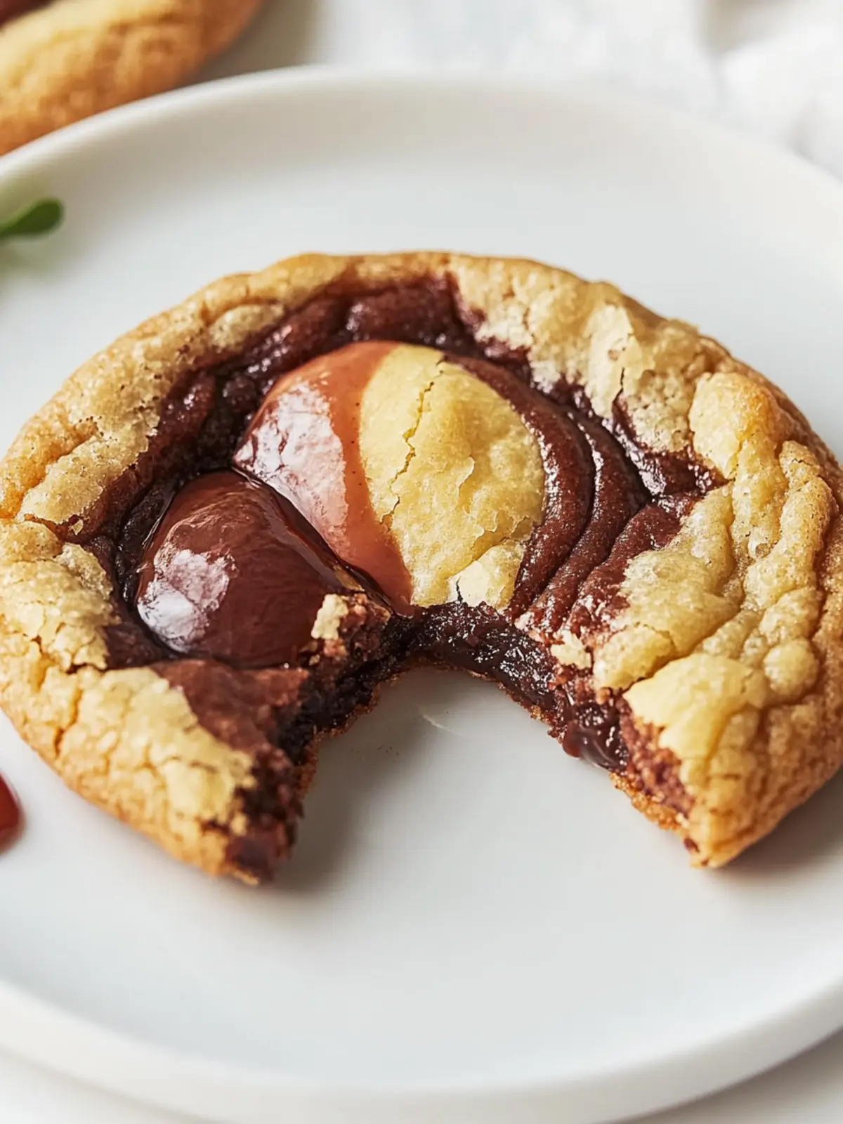 Marmorierte Schokoladenstückchen-Kekse