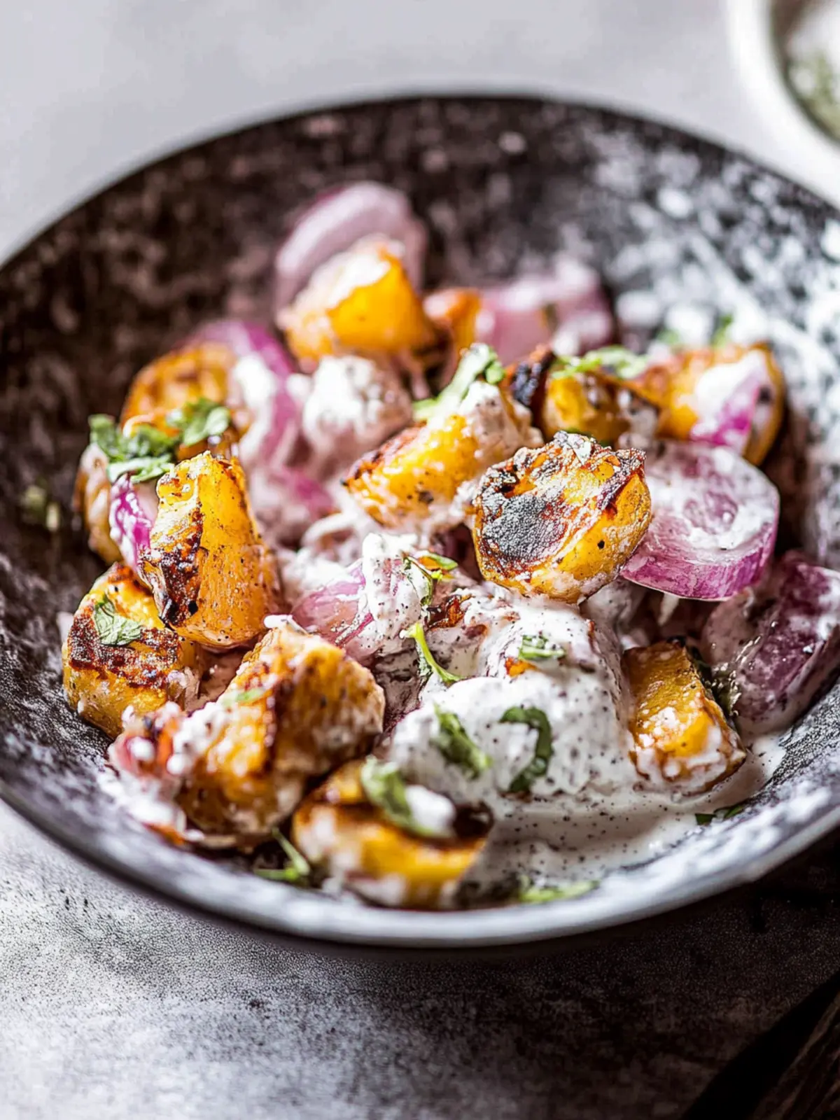 Knuspriger Kartoffelsalat