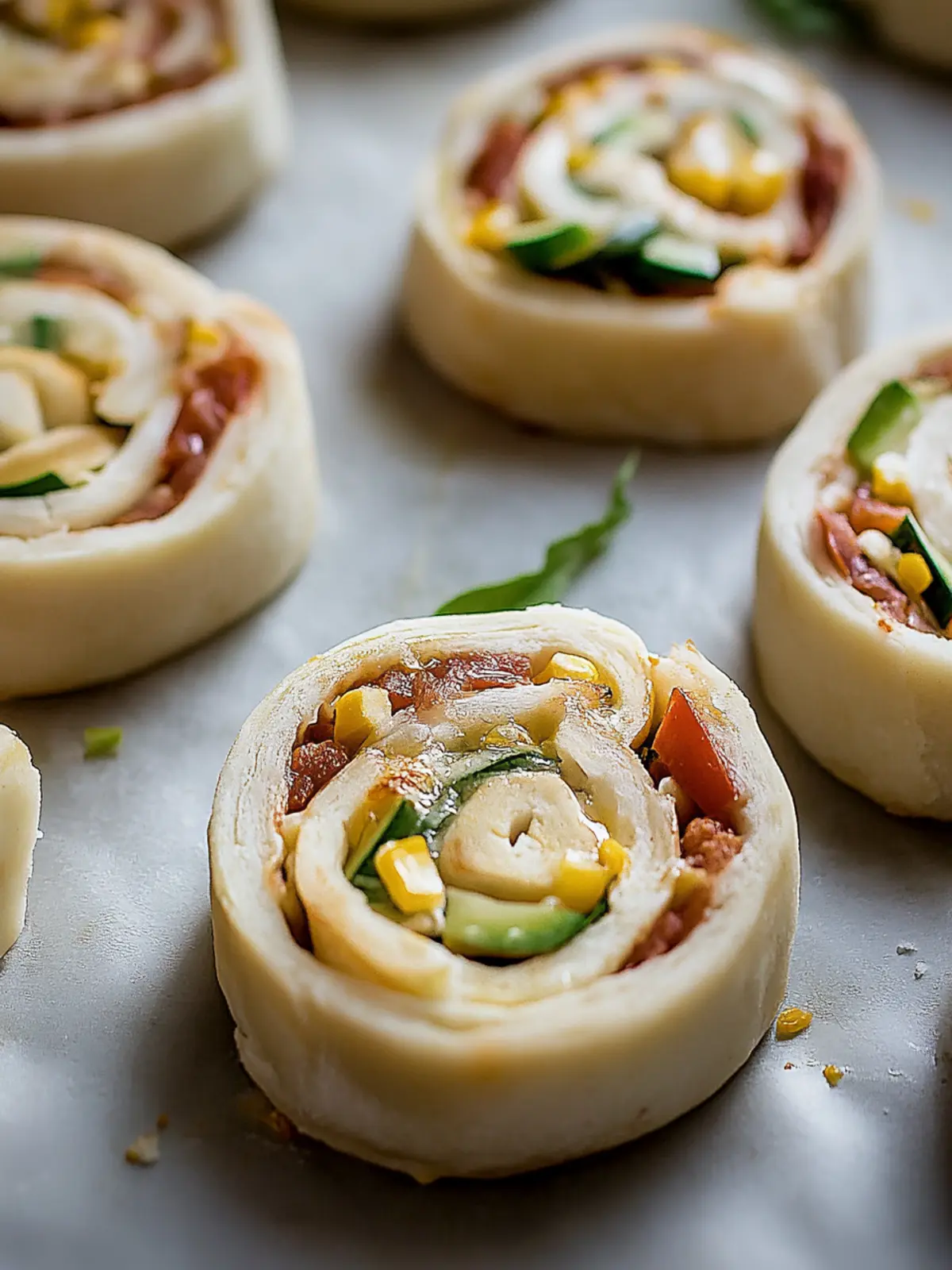 Vegane Pizzaschnecken aus Hefeteig