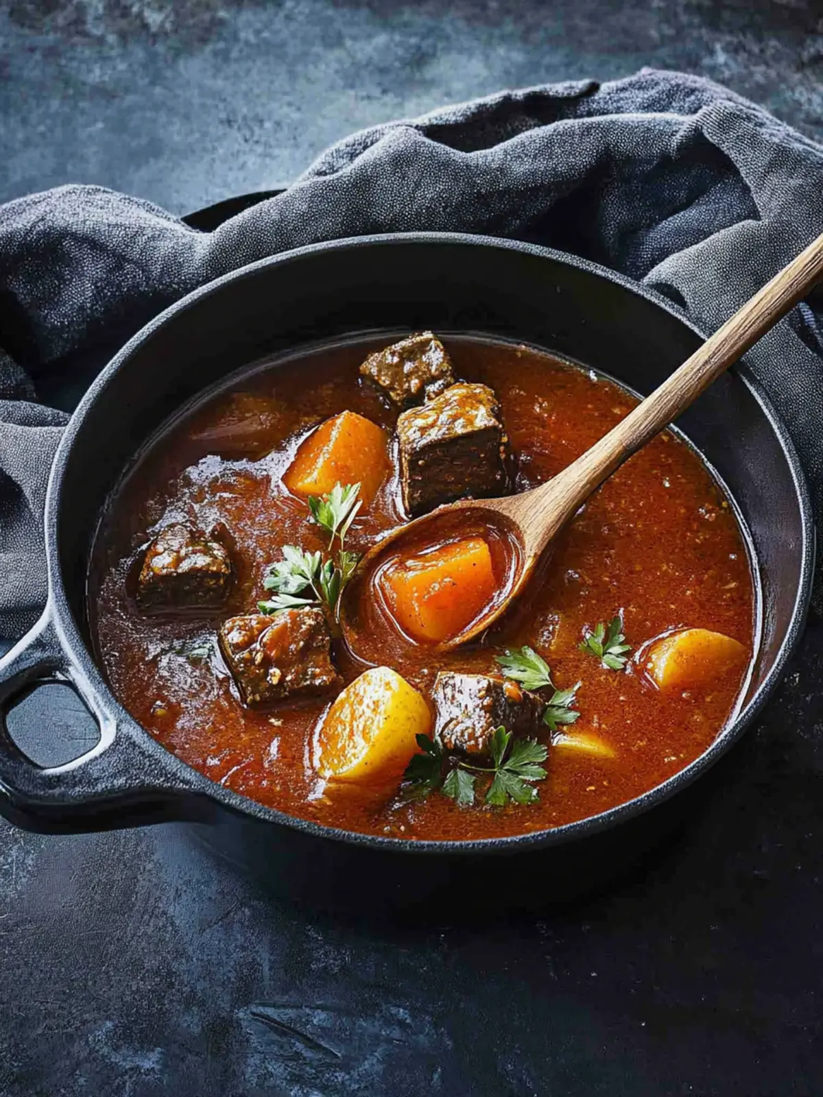 Deftiger Rouladen-Topf