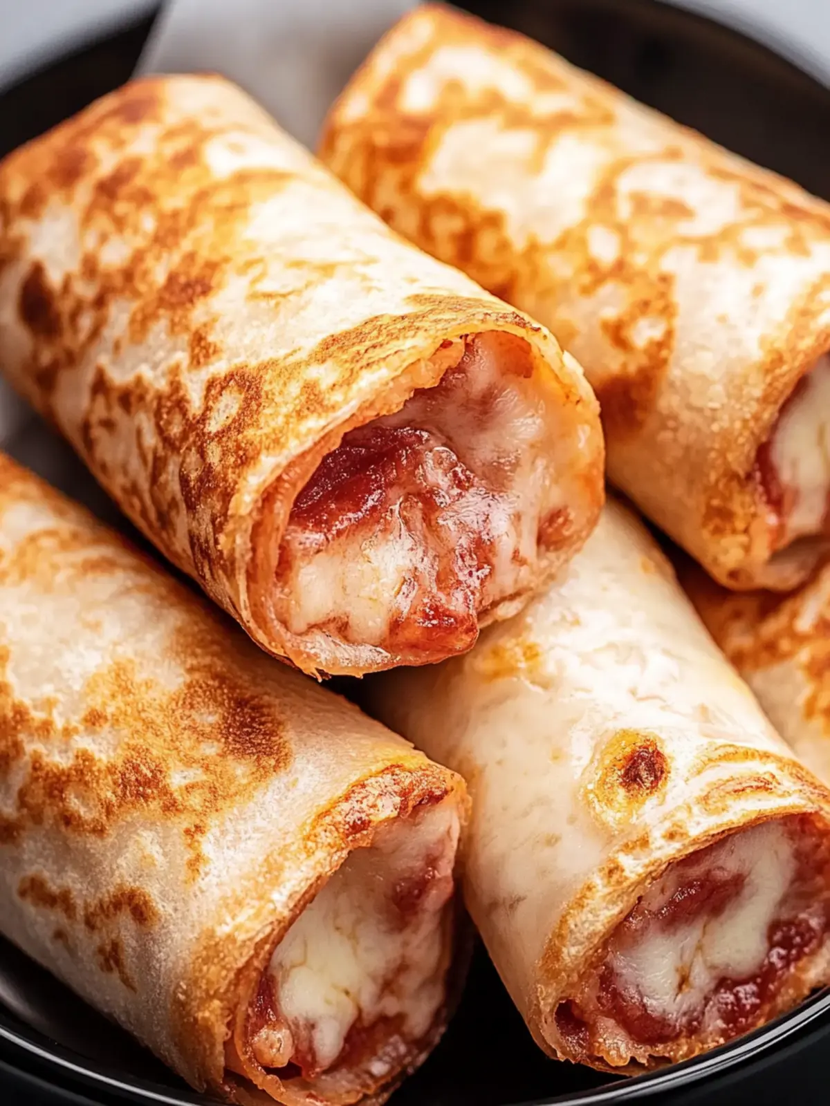 Pizzaröllchen im Air Fryer