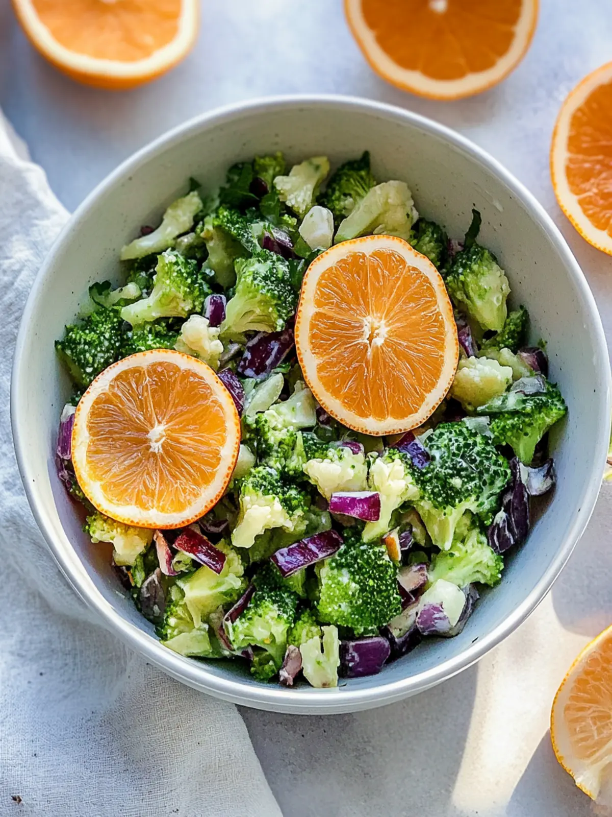 Rotkohl-Brokkoli-Salat