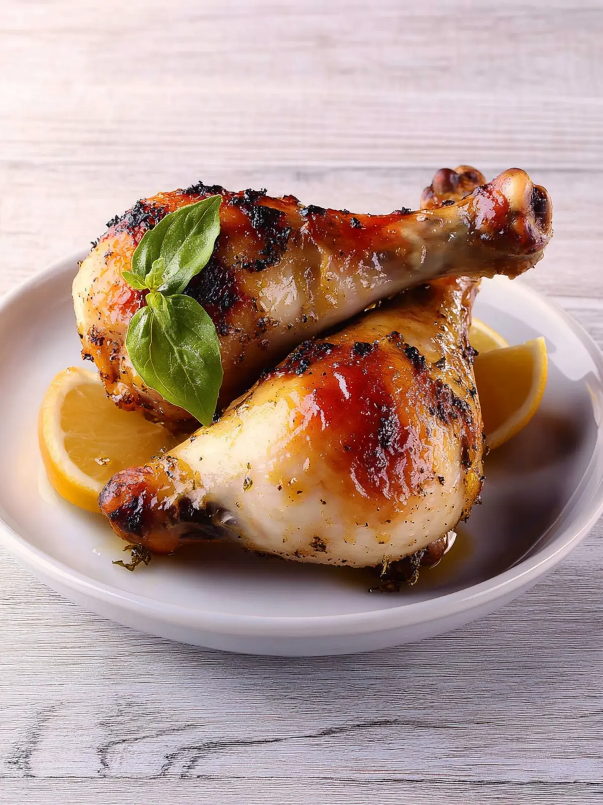 Crispy chicken legs from the oven