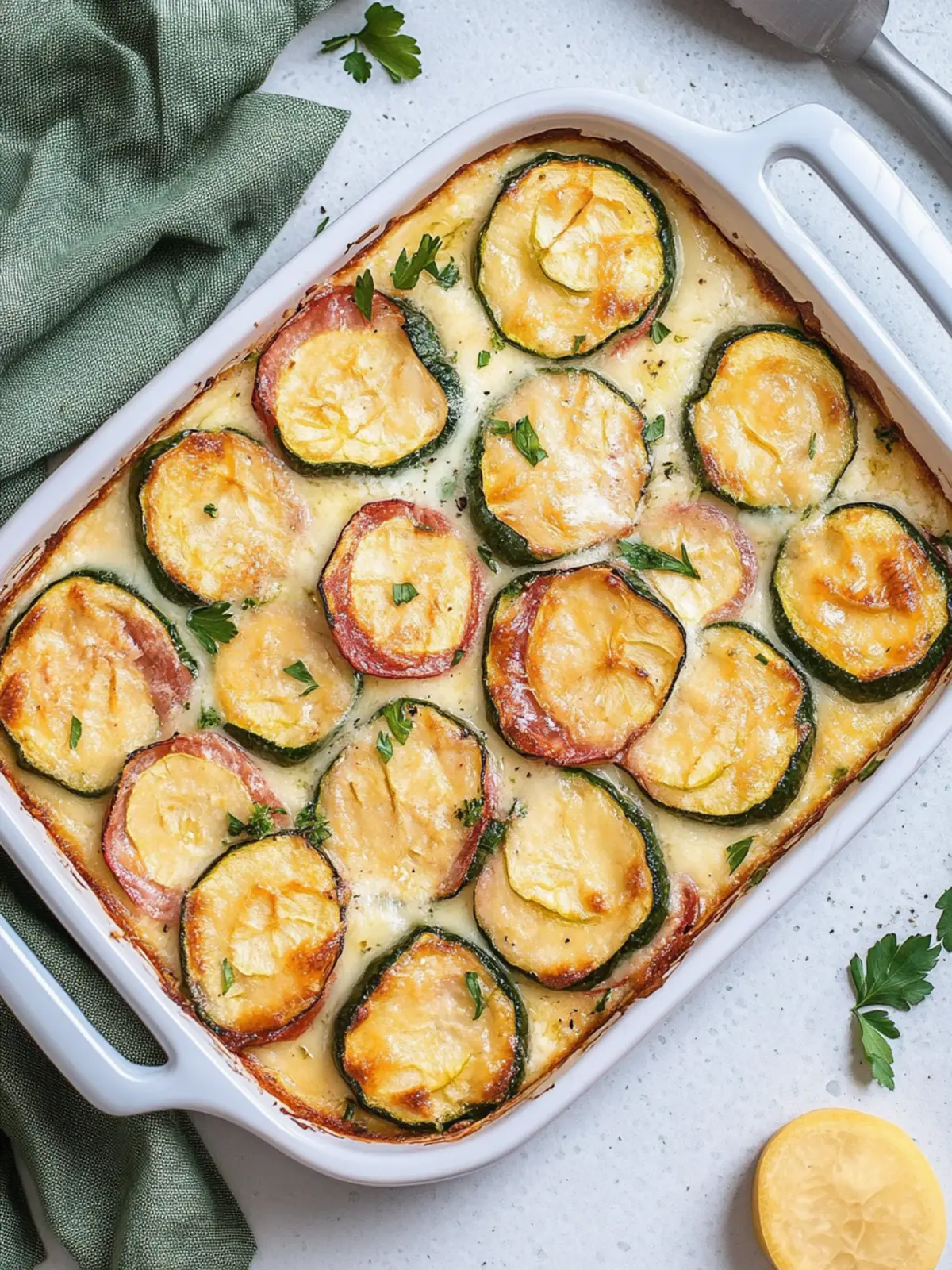 Einfacher Zucchiniauflauf