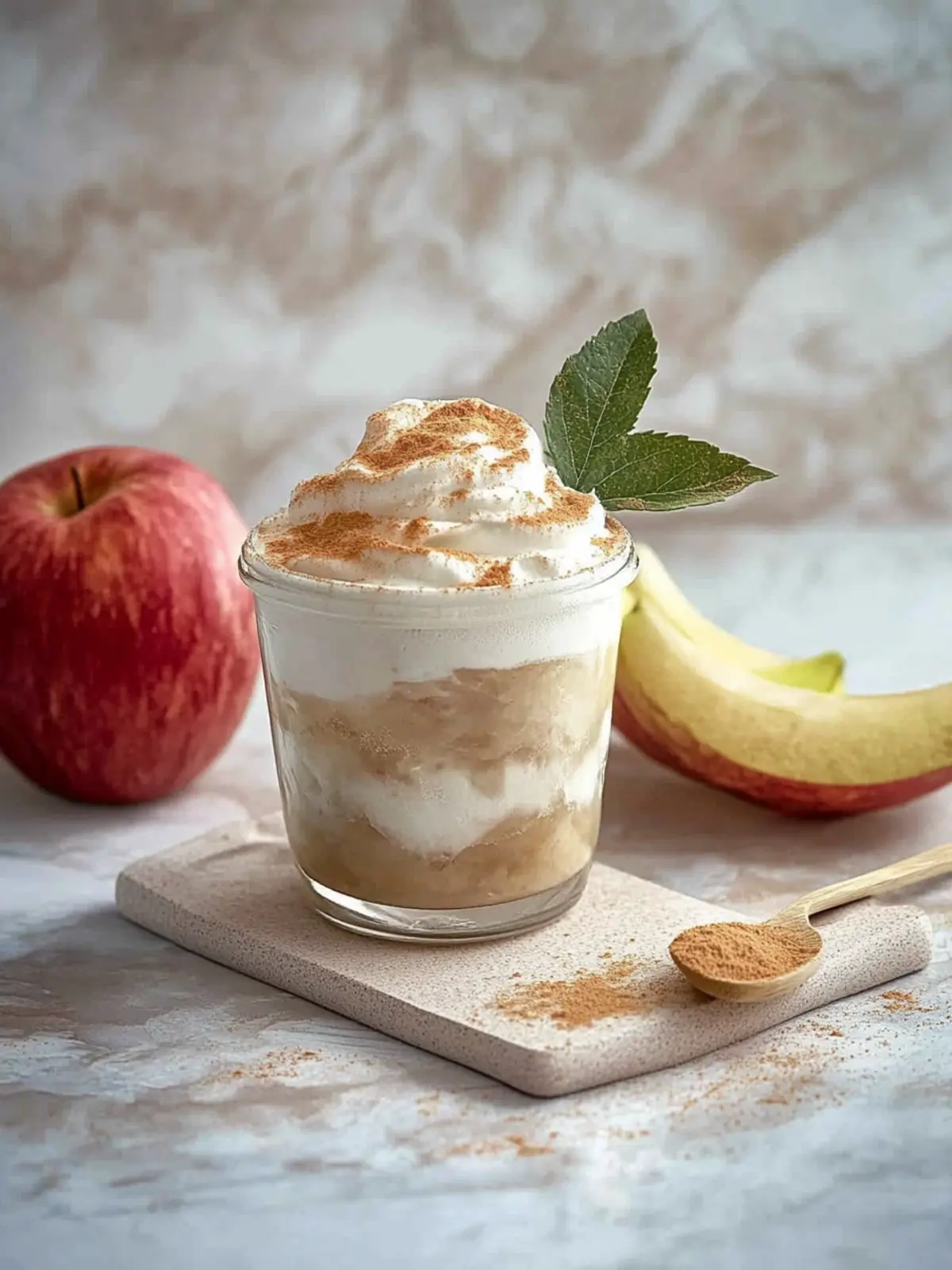 Zimtcreme mit Apfelmus