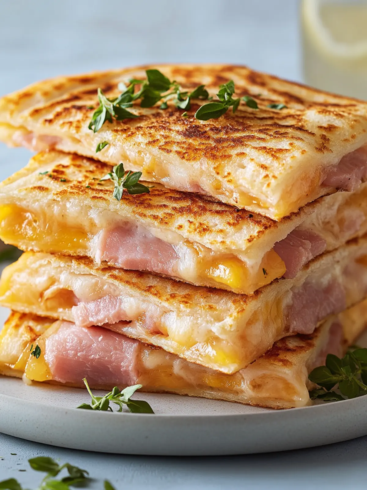 Schinken-Käse-Taschen im Airfryer