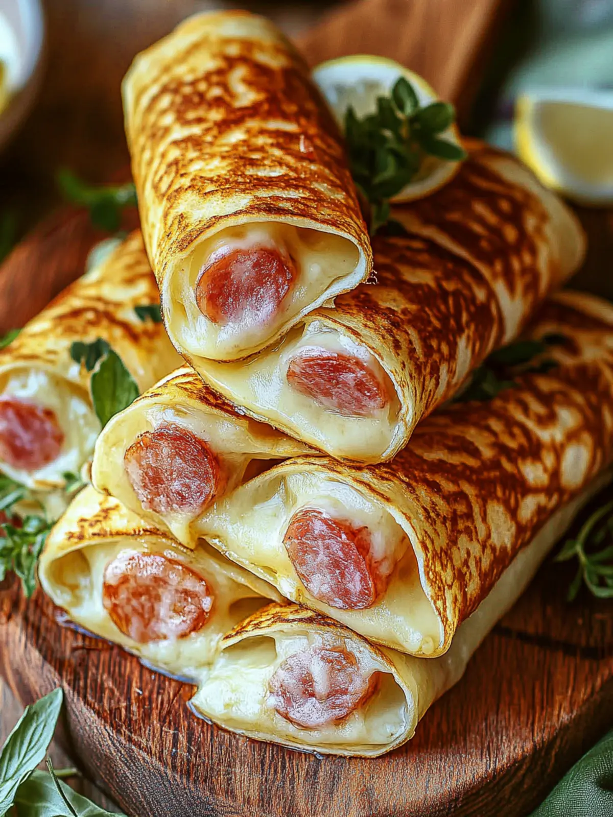 Schinken Käse Wraps