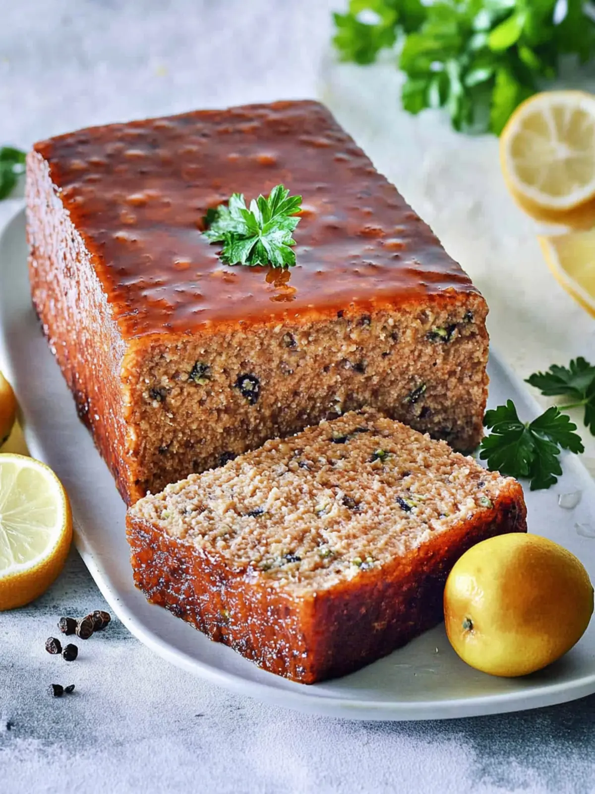 Veganer Braten mit Bohnen