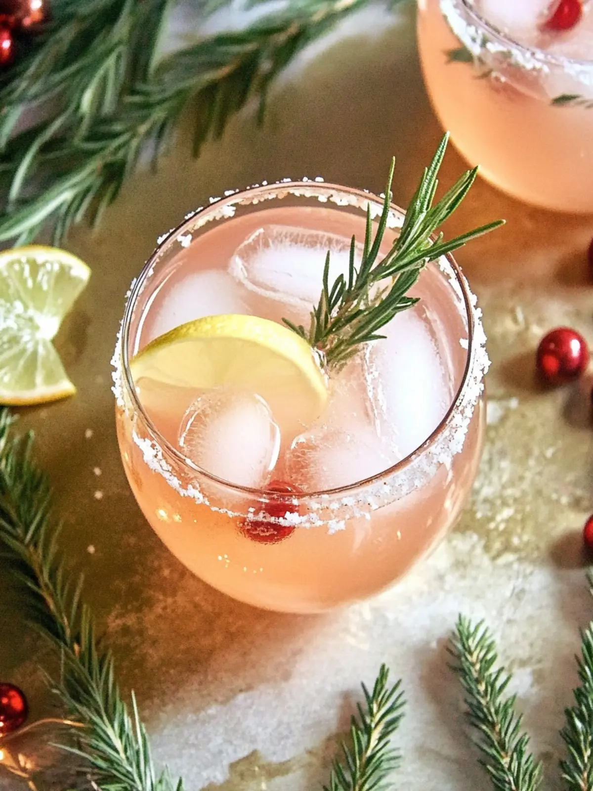 Fröhliche Preiselbeere Weihnachten Margarita
