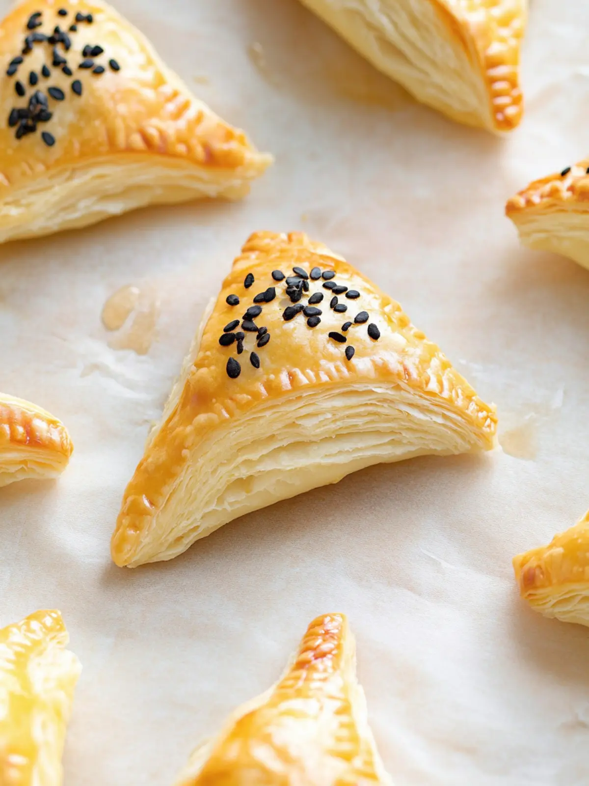 Gefüllte Blätterteigtaschen