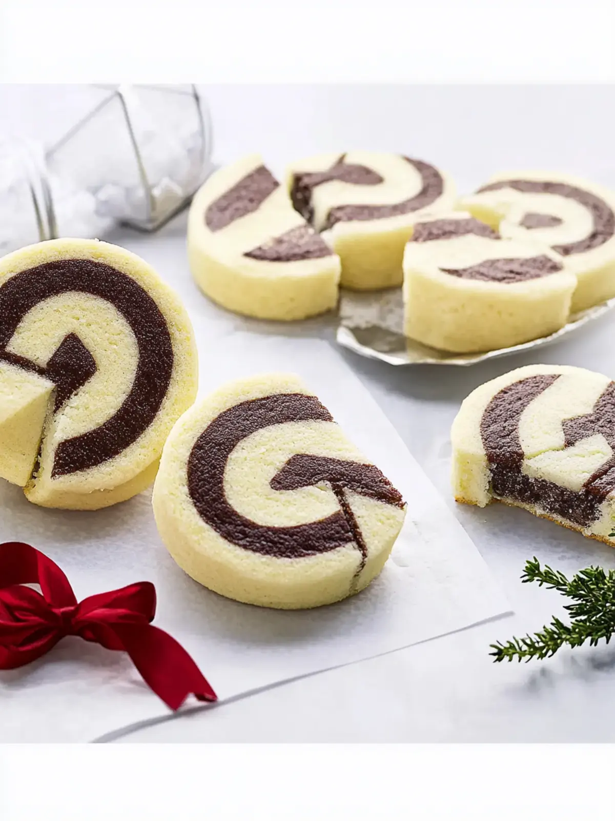 Schwarz-Weiß-Gebäck