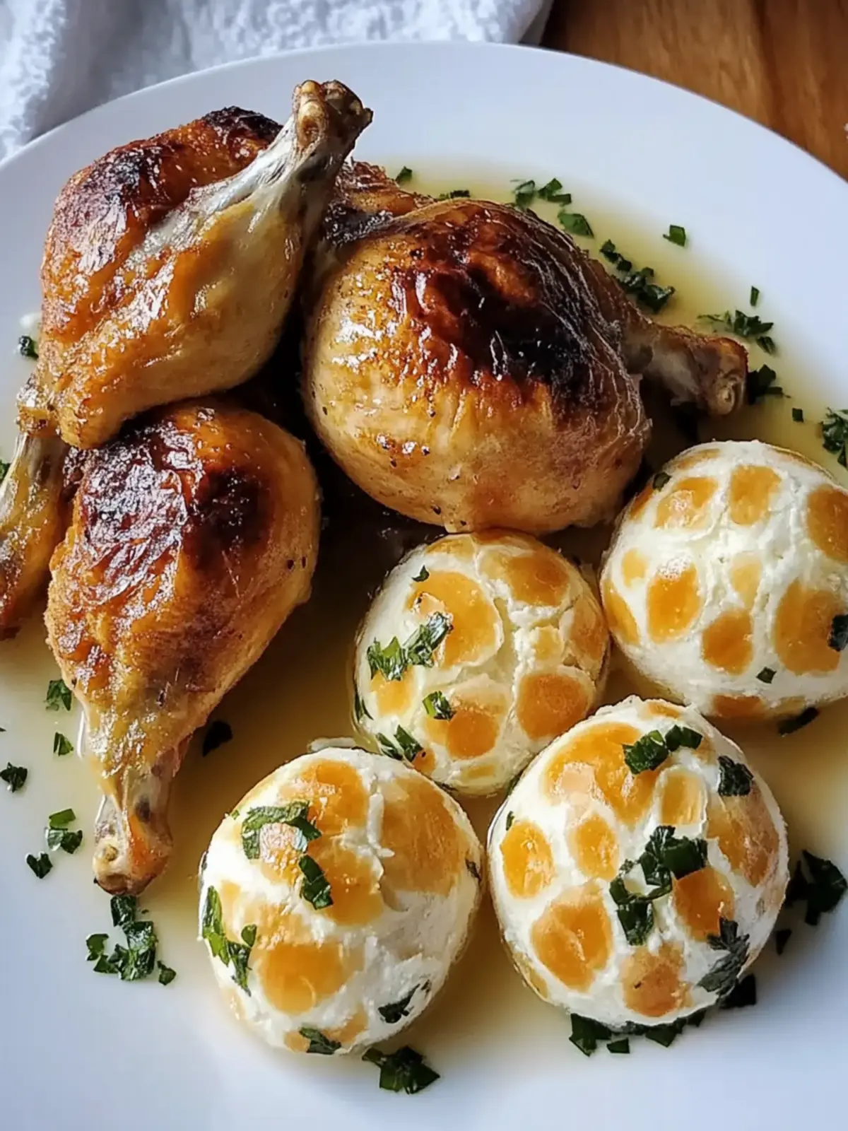 Perfektes Hühnchen mit Knödel in 60 Minuten