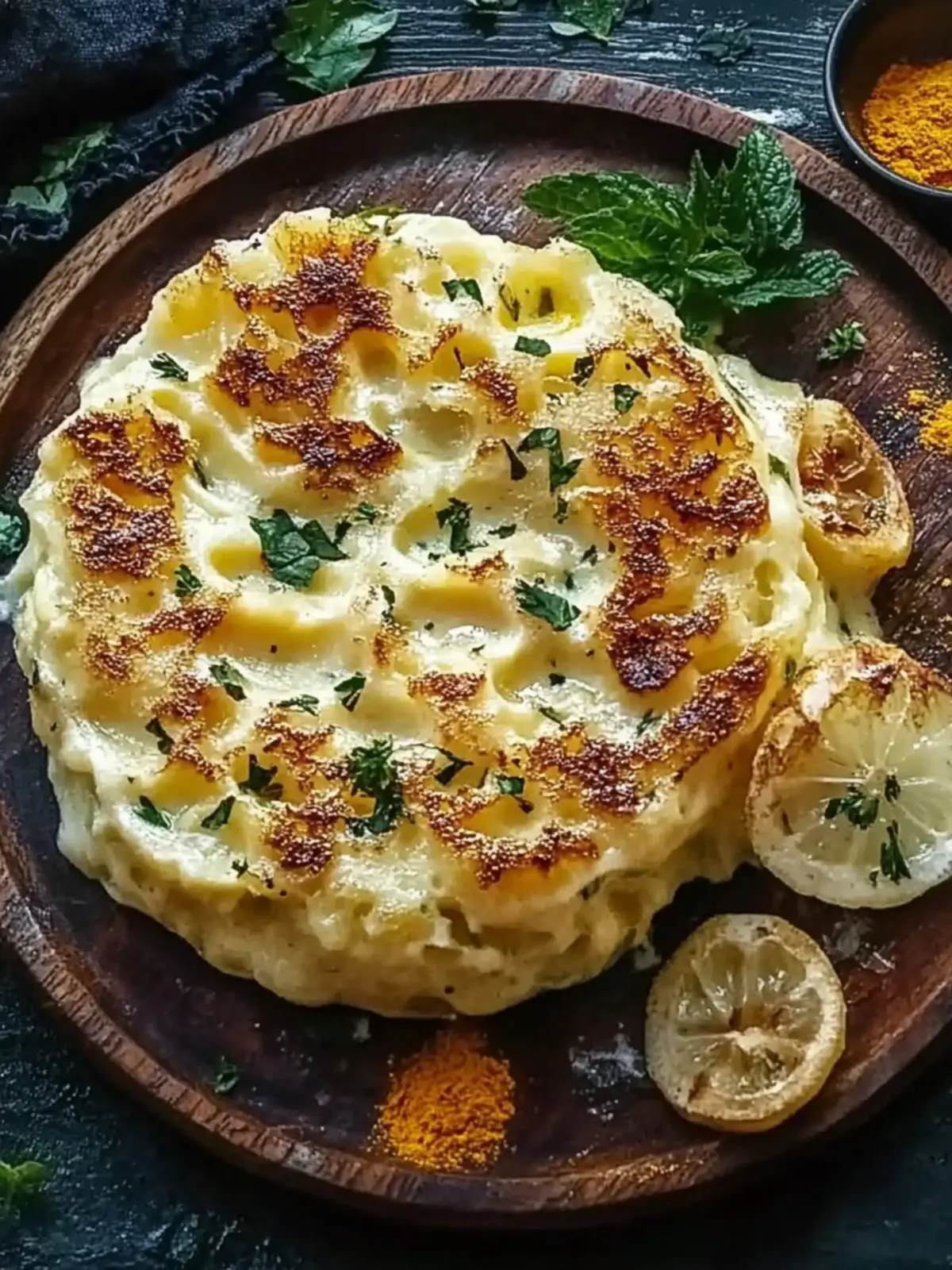 Überbackener Spitzkohl mit cremiger Sauce