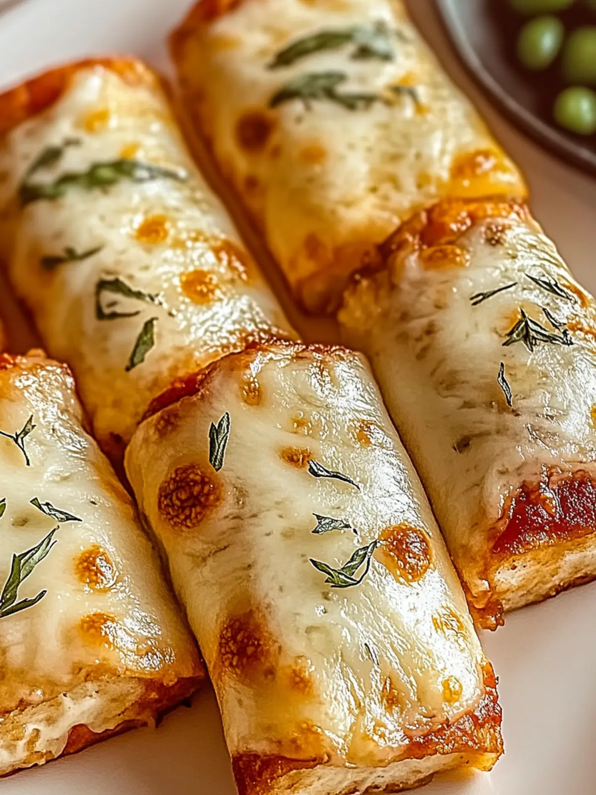 Luftfritteuse Pizza-Rollen für den perfekten Snack