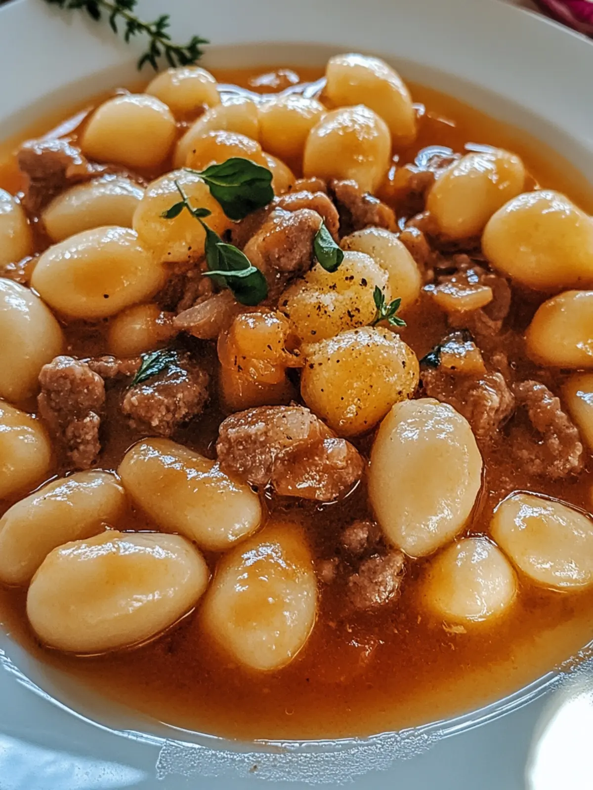 Gnocchi-Gulasch