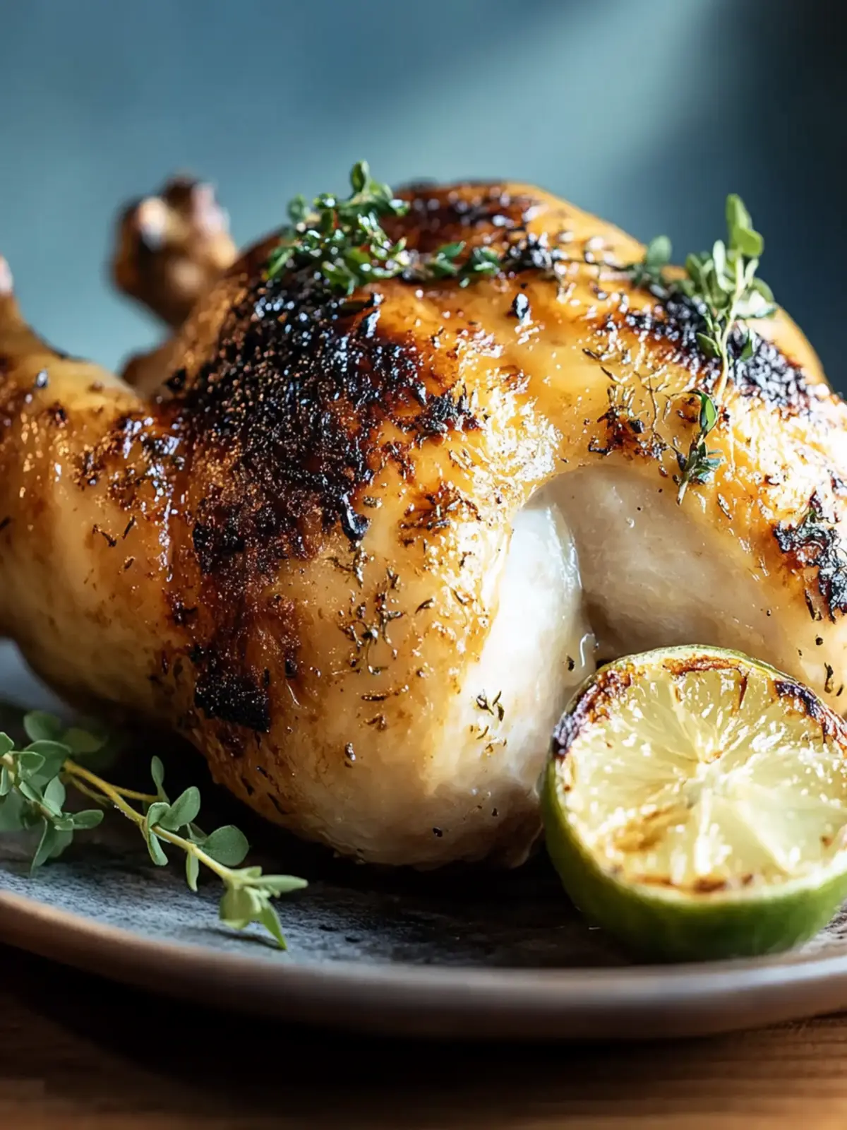 Ganzes Hähnchen aus der Heißluftfritteuse