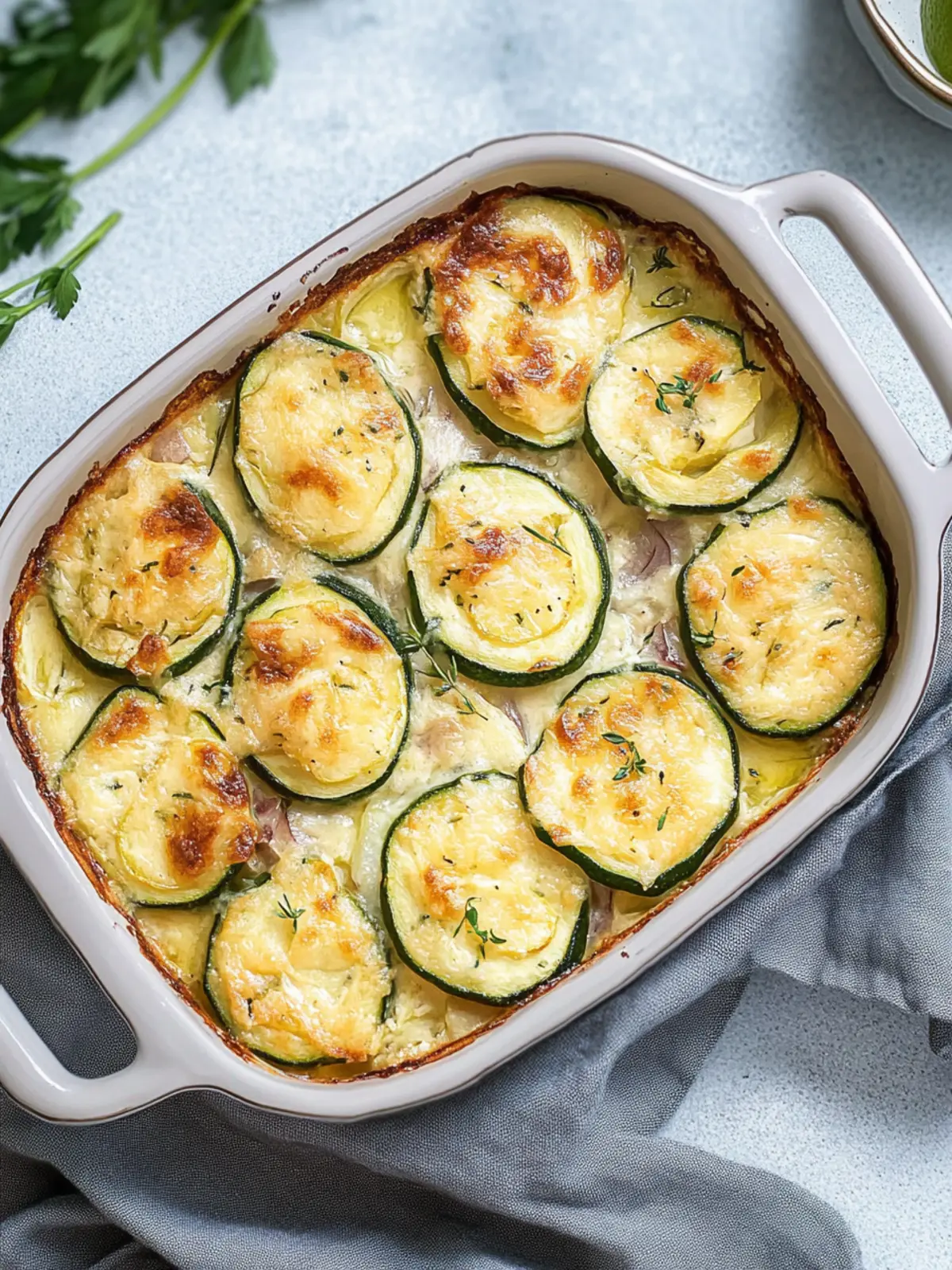 Einfacher Zucchiniauflauf