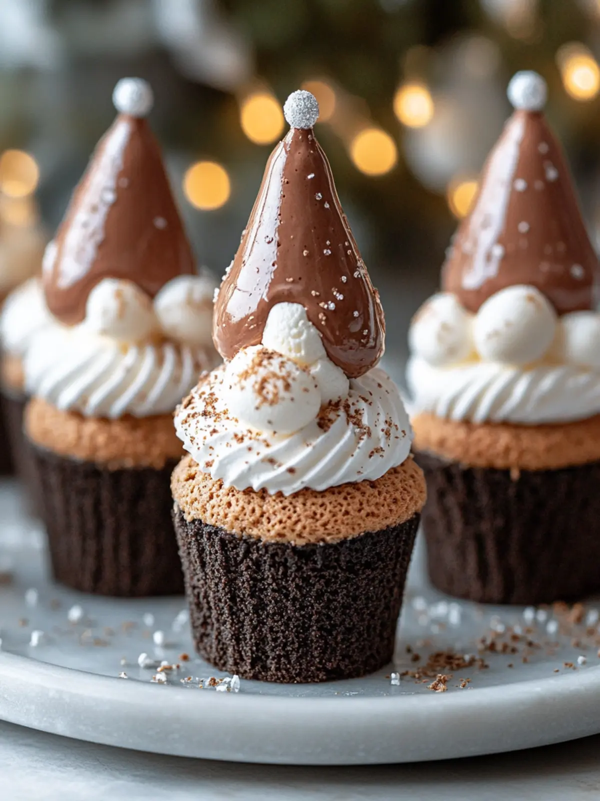 Schokoladenzwergkäsekuchen