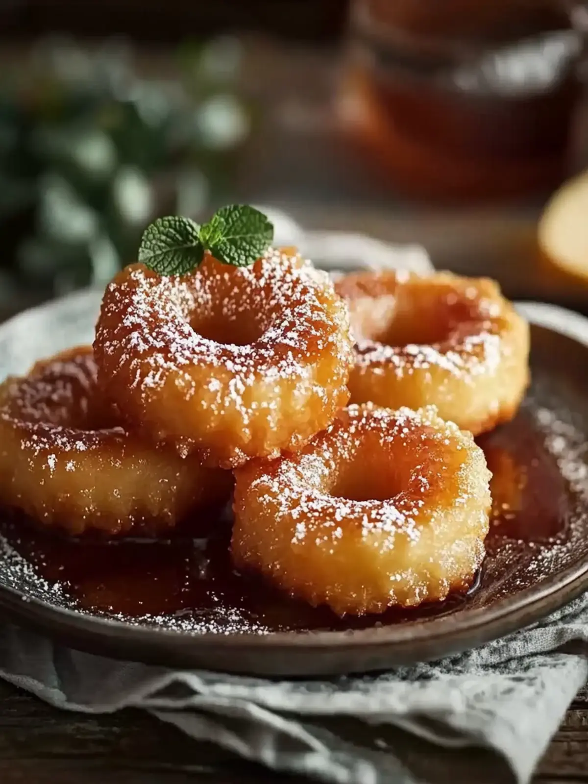 Airfryer Apfelringe mit Zimt