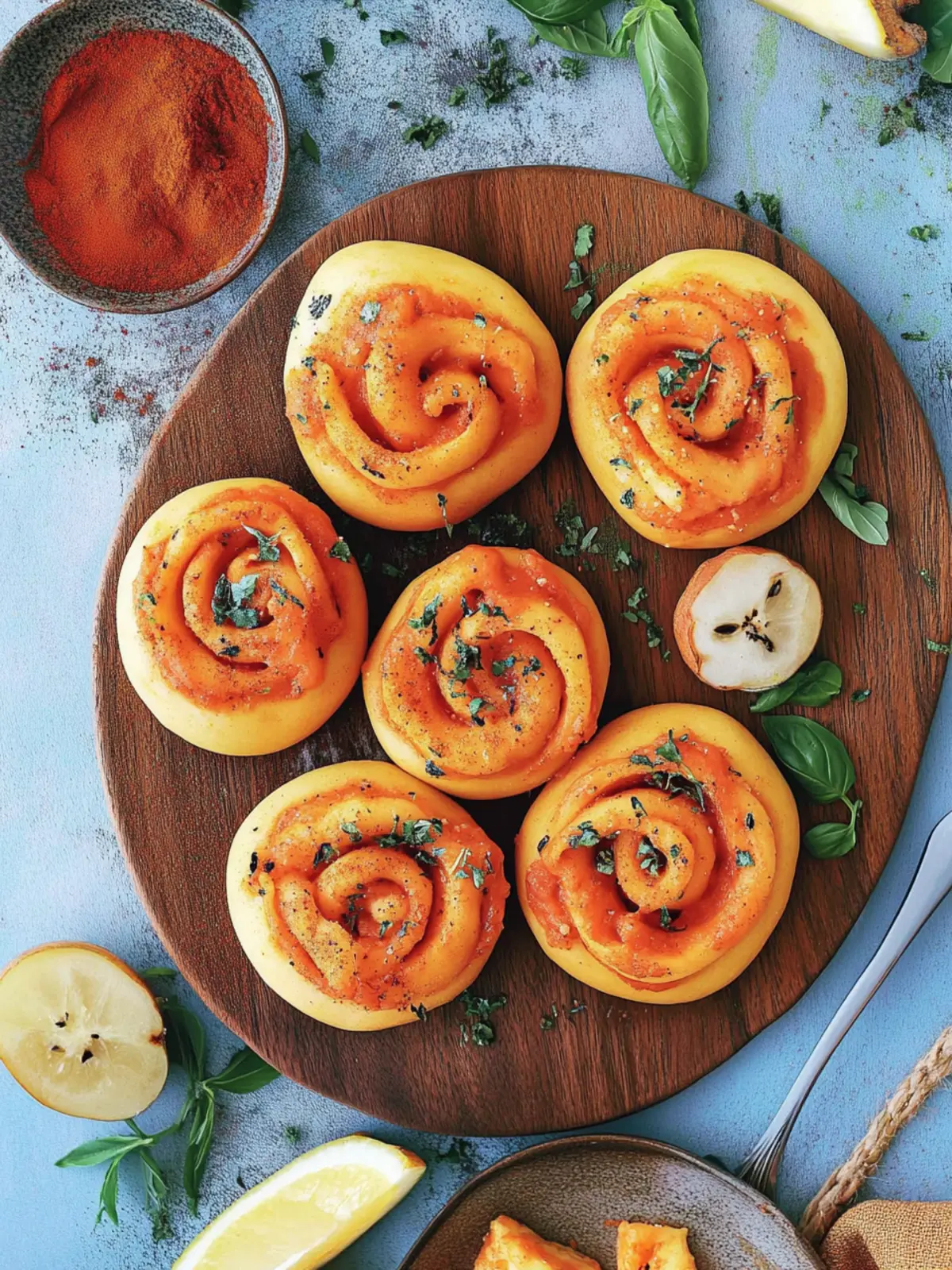 Vegane Pizzaschnecken