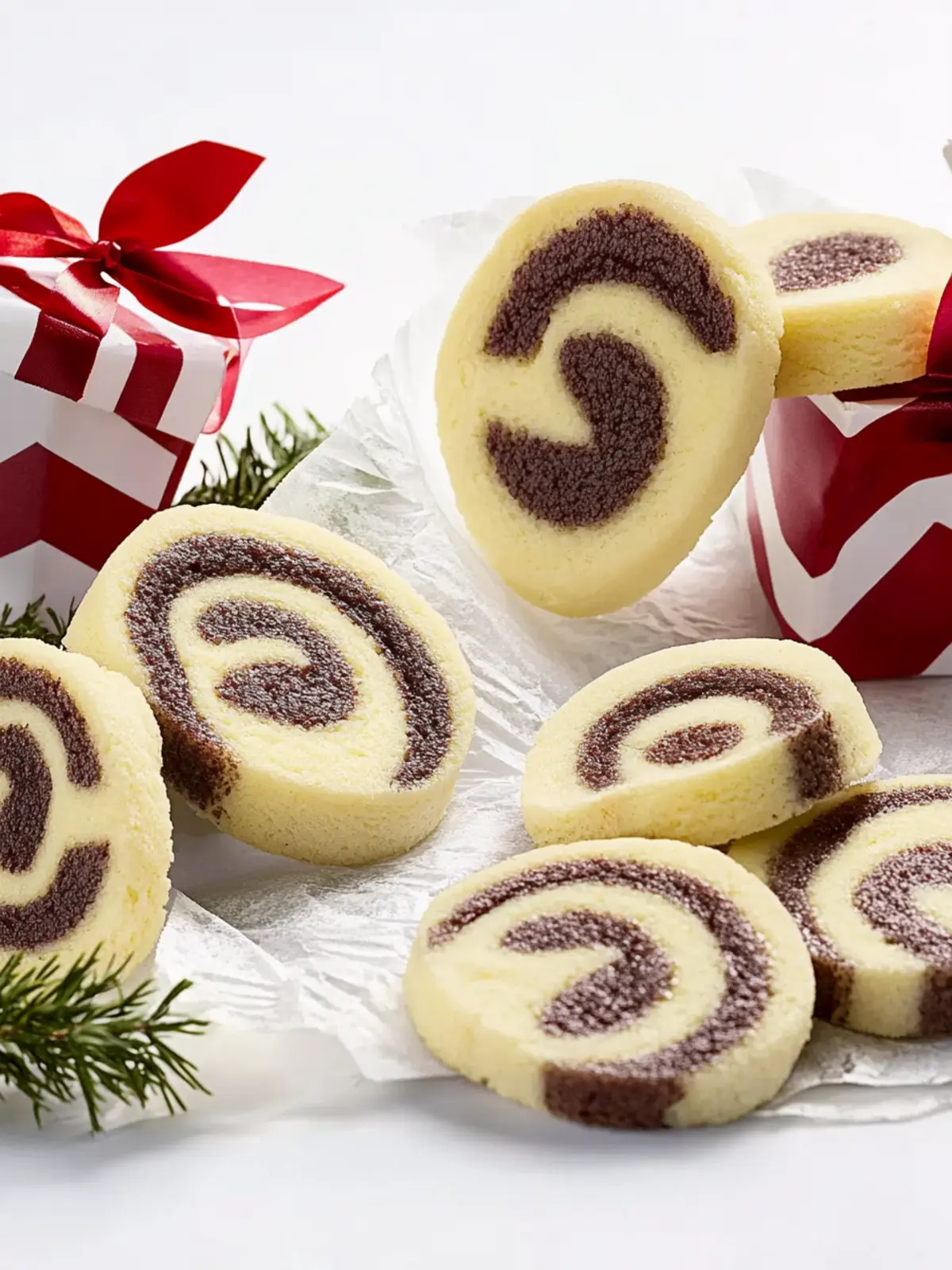 Schwarz-Weiß-Gebäck