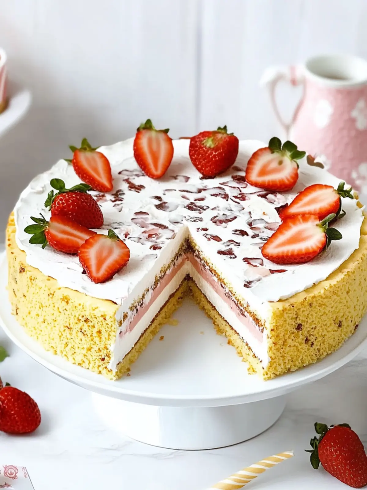 Erdbeer-Yogurette-Torte