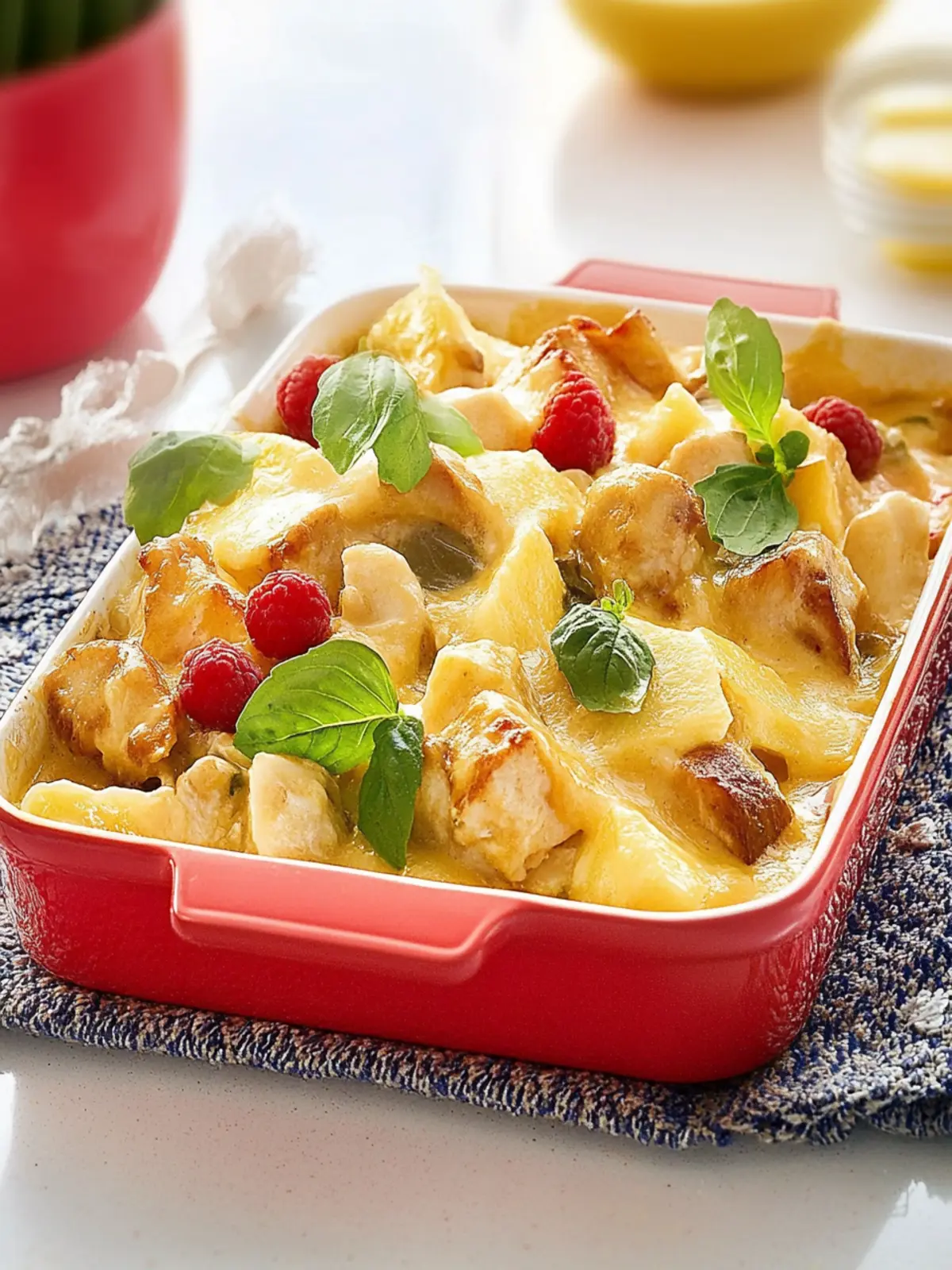 Hähnchen-Champignon-Auflauf