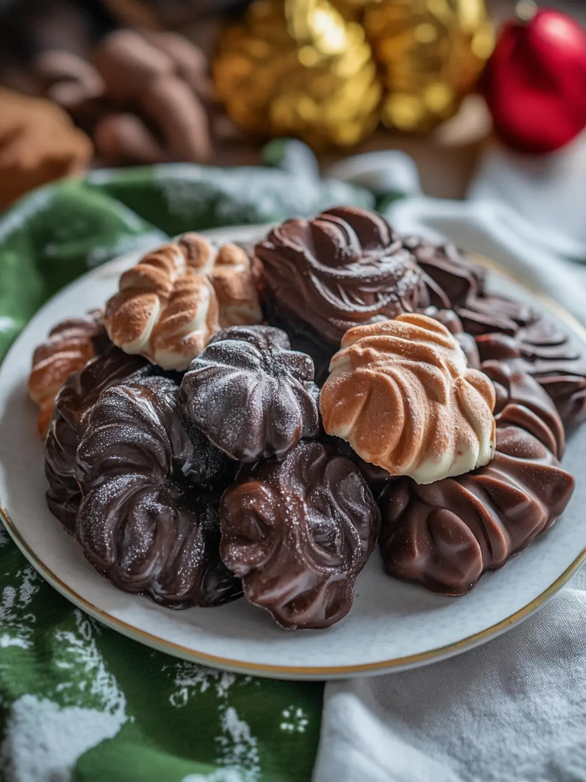 Schokoladen Spritzgebäck