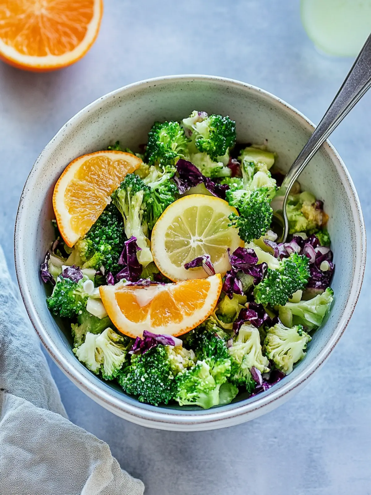 Rotkohl-Brokkoli-Salat