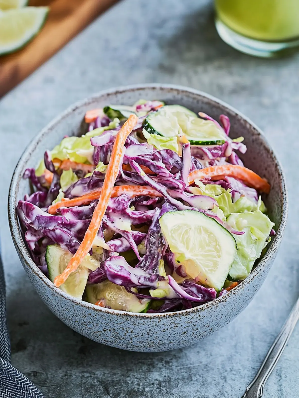 Krautsalat mit Rotkohl