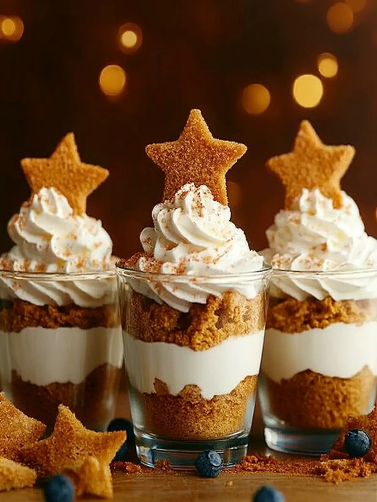 Lebkuchen-Mousse mit Schokolade und Zimt