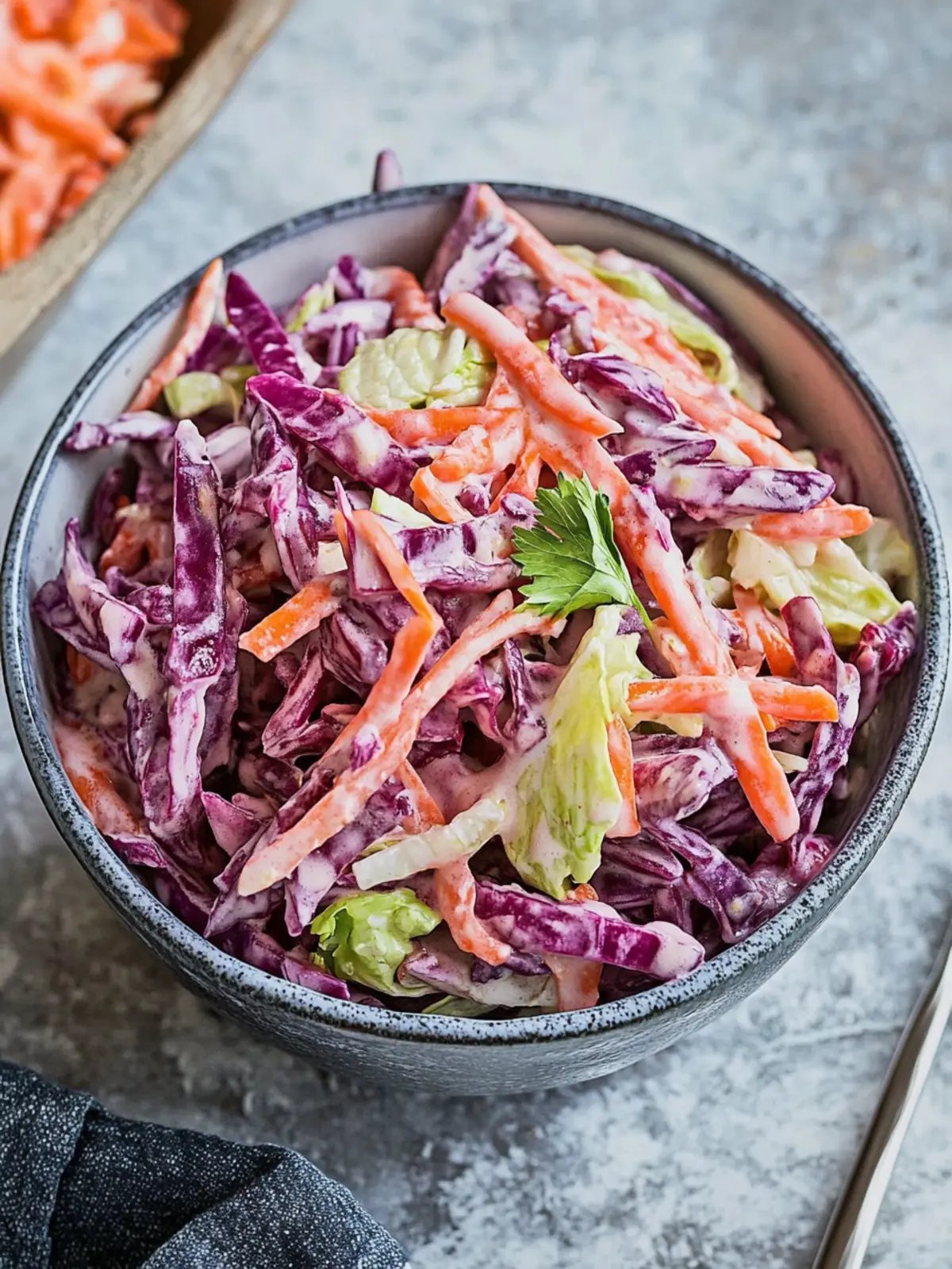 Krautsalat mit Rotkohl