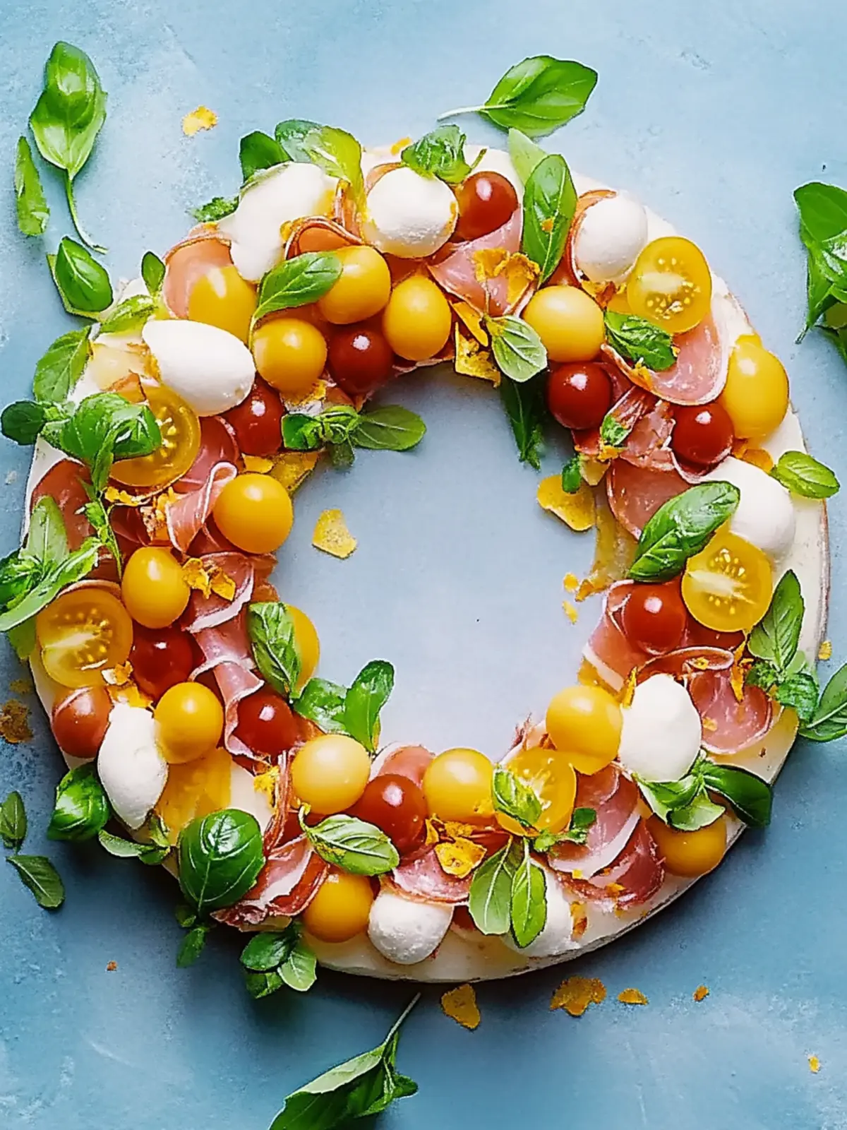 Feierliche Caprese mit Prosciutto