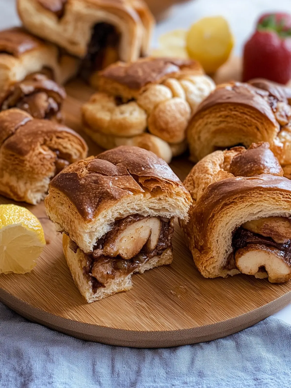 Weiche Schoko Spekulatius Brötchen
