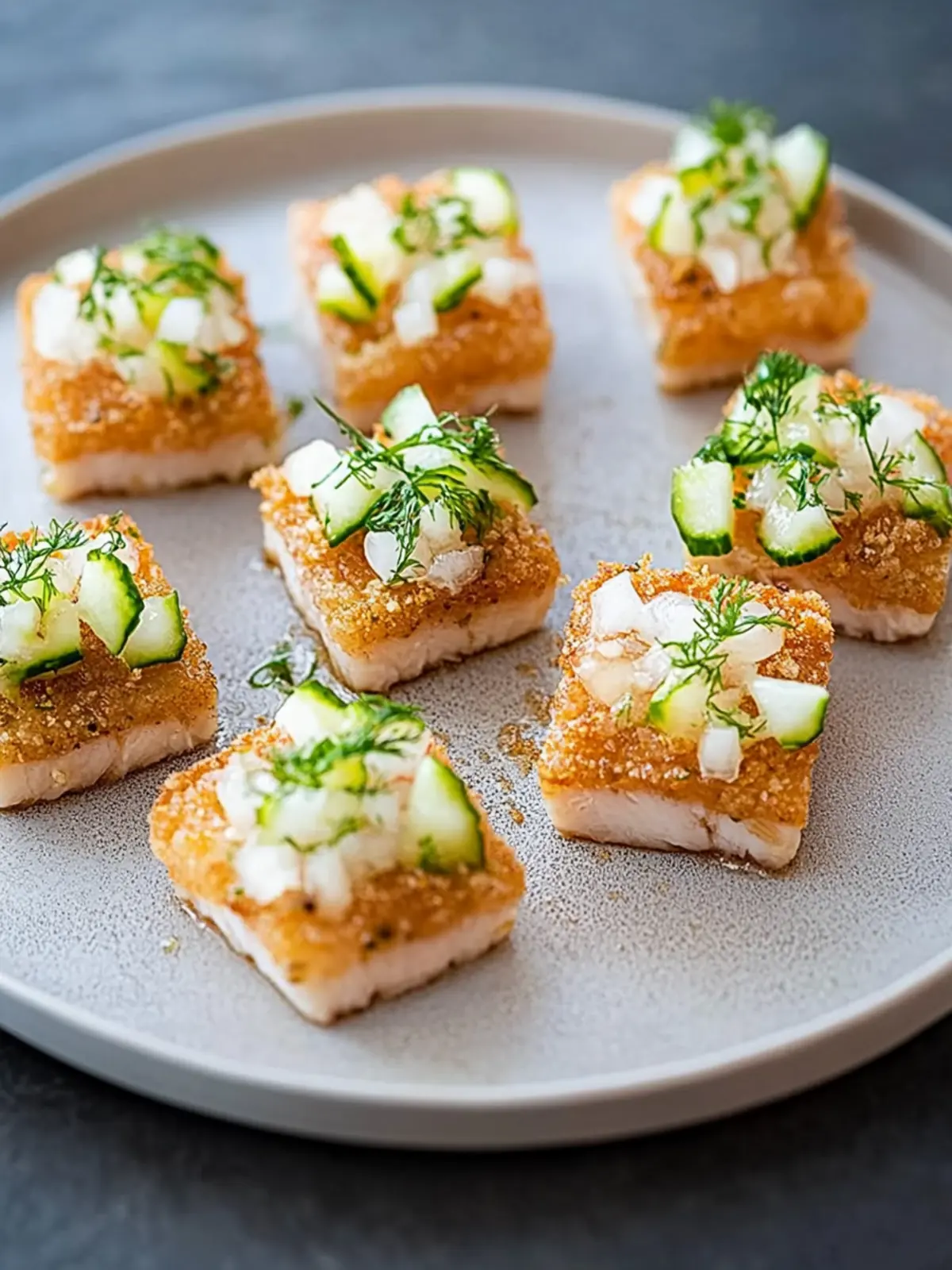 Knuspriger Reis, Saté, Limettenblatt