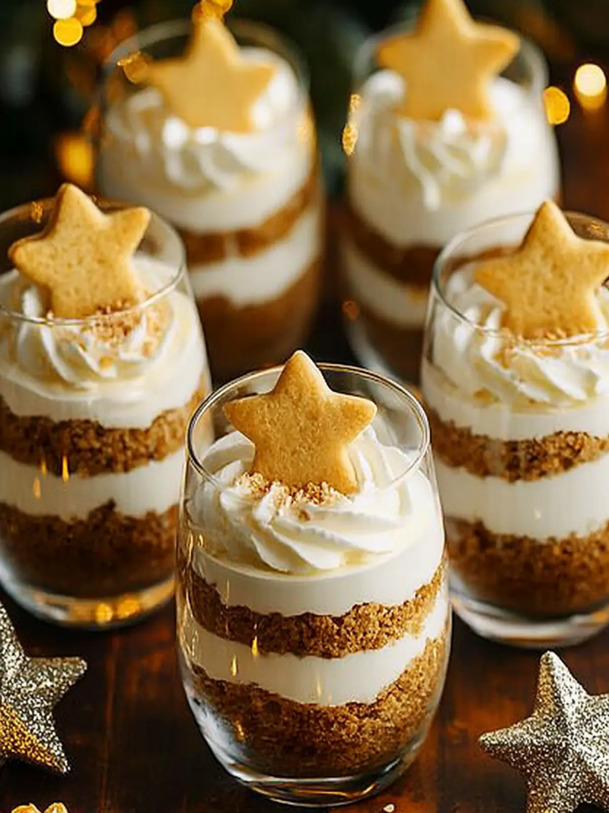 Lebkuchen-Mousse mit Schokolade und Zimt