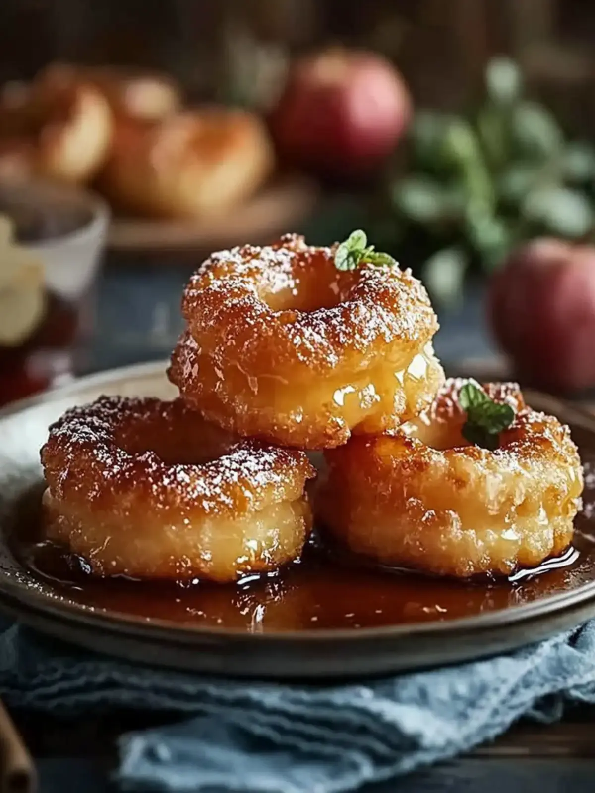 Airfryer Apfelringe mit Zimt