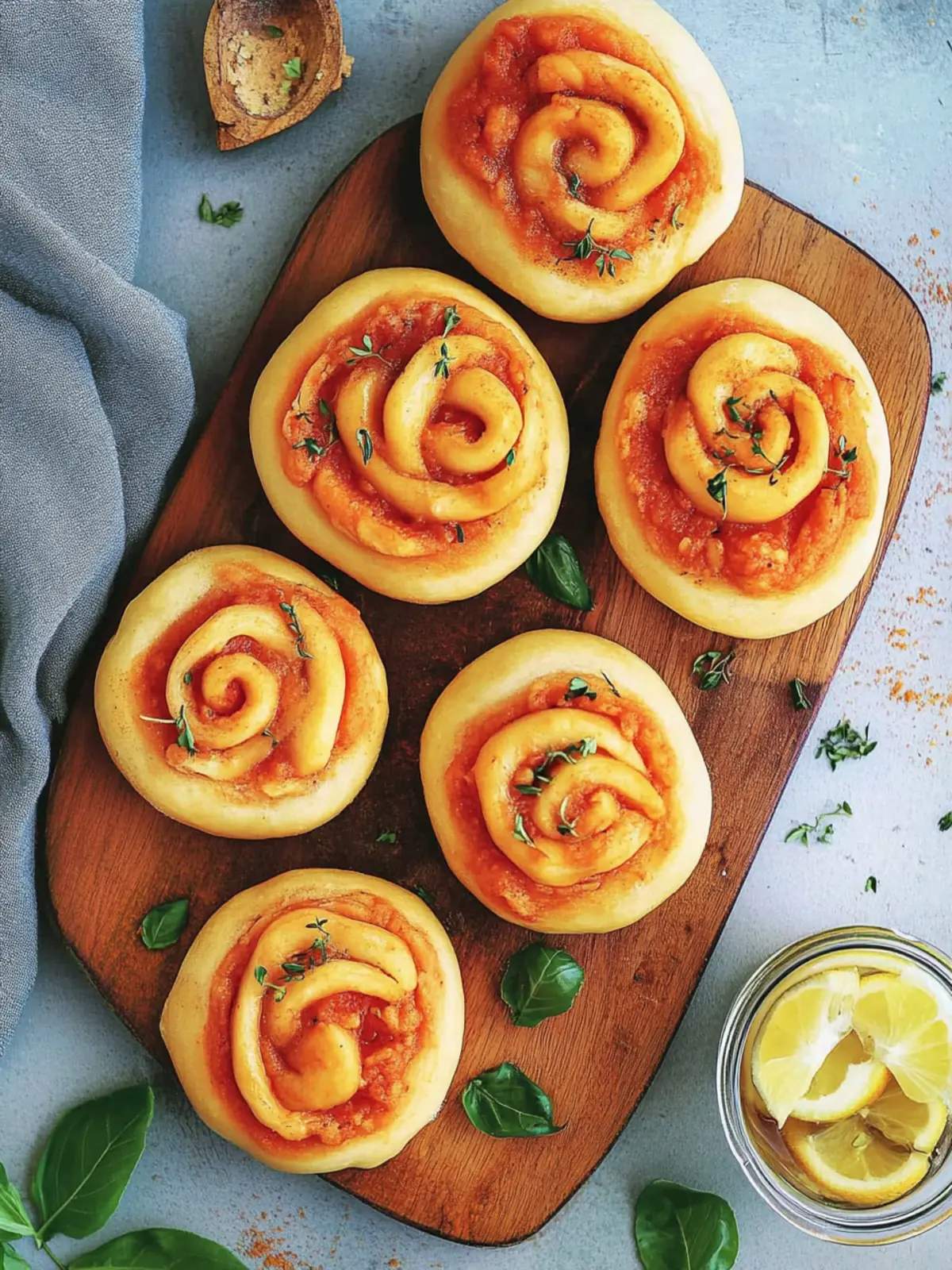 Vegane Pizzaschnecken