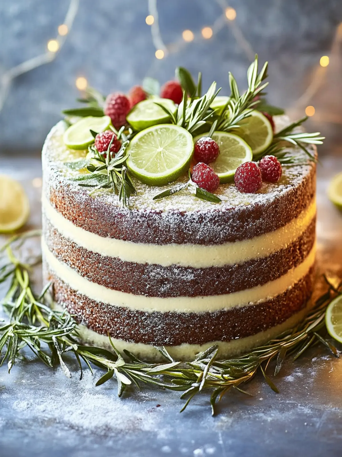 Nackter Lebkuchenkranzkuchen Rezept