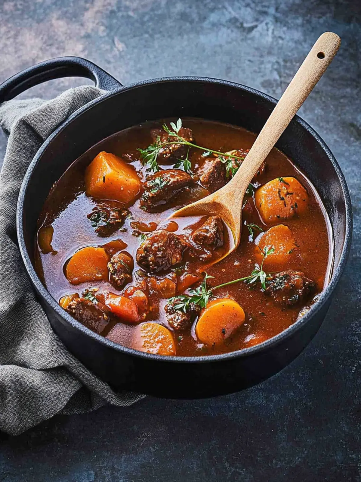 Deftiger Rouladen-Topf