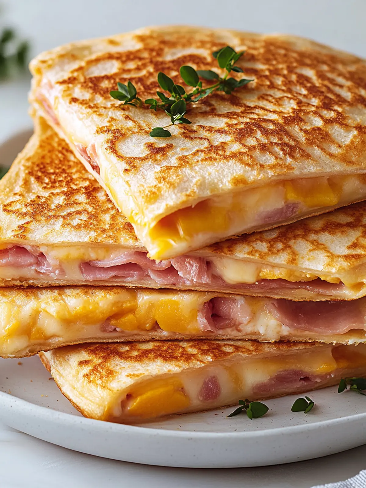 Schinken-Käse-Taschen im Airfryer