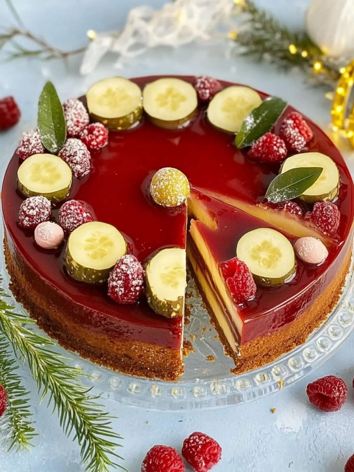 Leckeren Glühwein-Käsekuchen backen