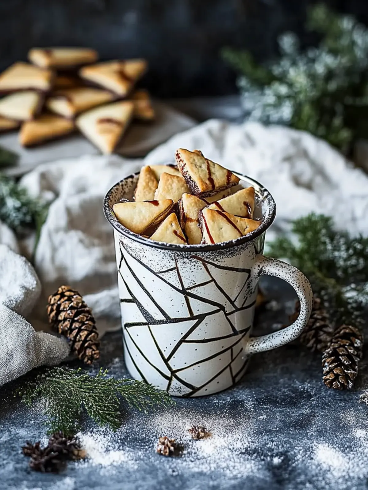 Einfache Plätzchen mit Marzipan