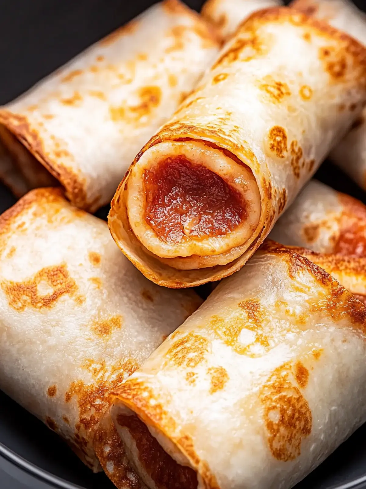 Pizzaröllchen im Air Fryer