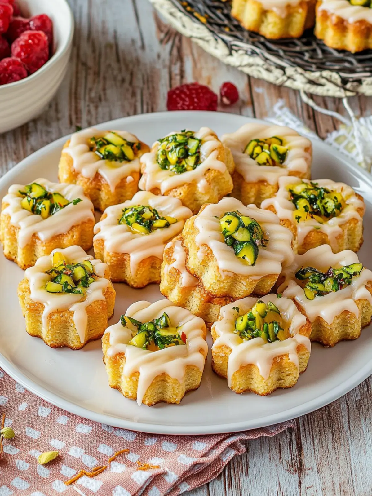 Gefüllte Pistazienkekse