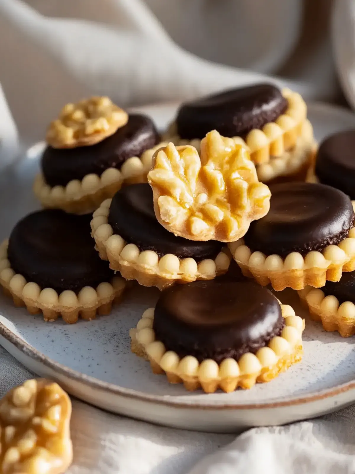 Walnuss-Marzipan-Kekse