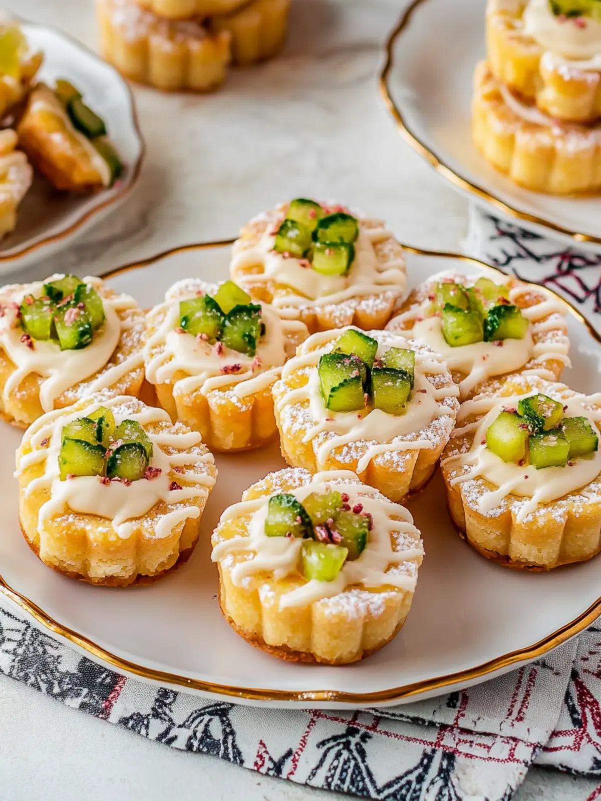 Gefüllte Pistazienkekse